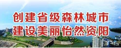 老公慢点操视频创建省级森林城市 建设美丽怡然资阳